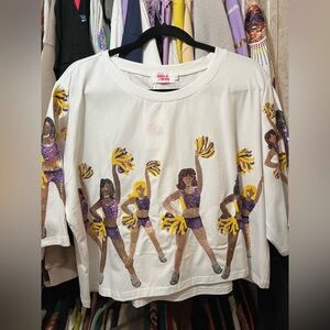 LSU cheer girls tee